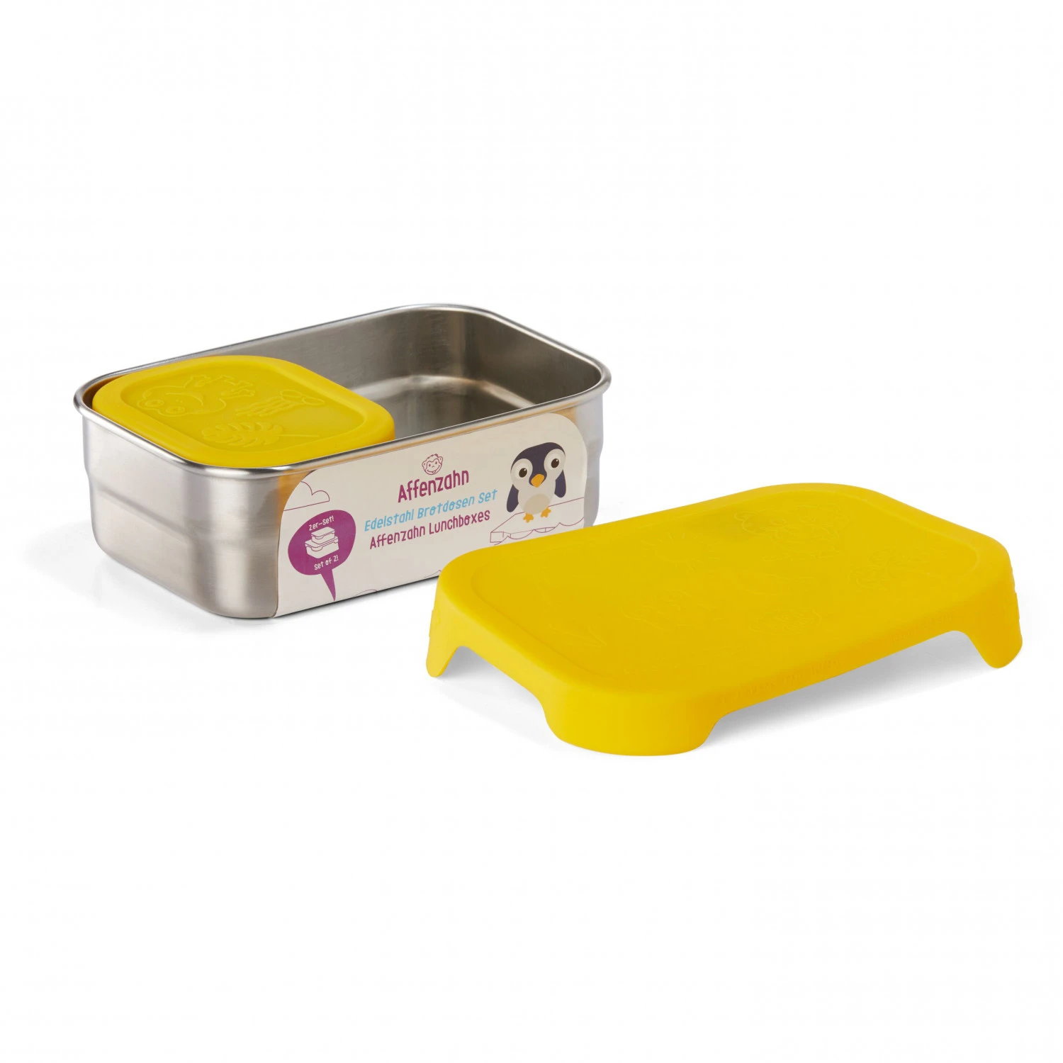 Affenzahn - Lunchbox Set Tiger - Food Storage 5 Affenzahn - Lunchbox Set Tiger - Food Storage - Image 3