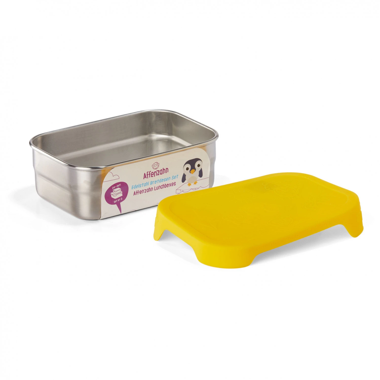 Affenzahn - Lunchbox Set Tiger - Food Storage 7 Affenzahn - Lunchbox Set Tiger - Food Storage - Image 5