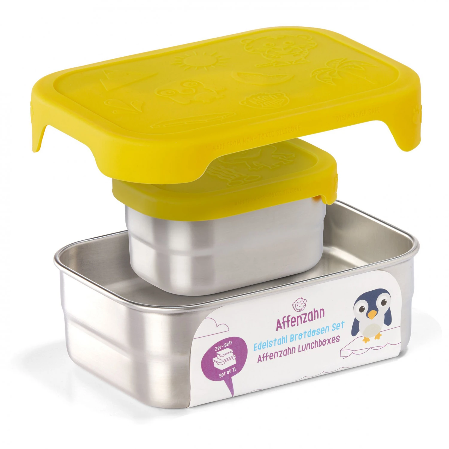 Affenzahn - Lunchbox Set Tiger - Food Storage 8 Affenzahn - Lunchbox Set Tiger - Food Storage - Image 6