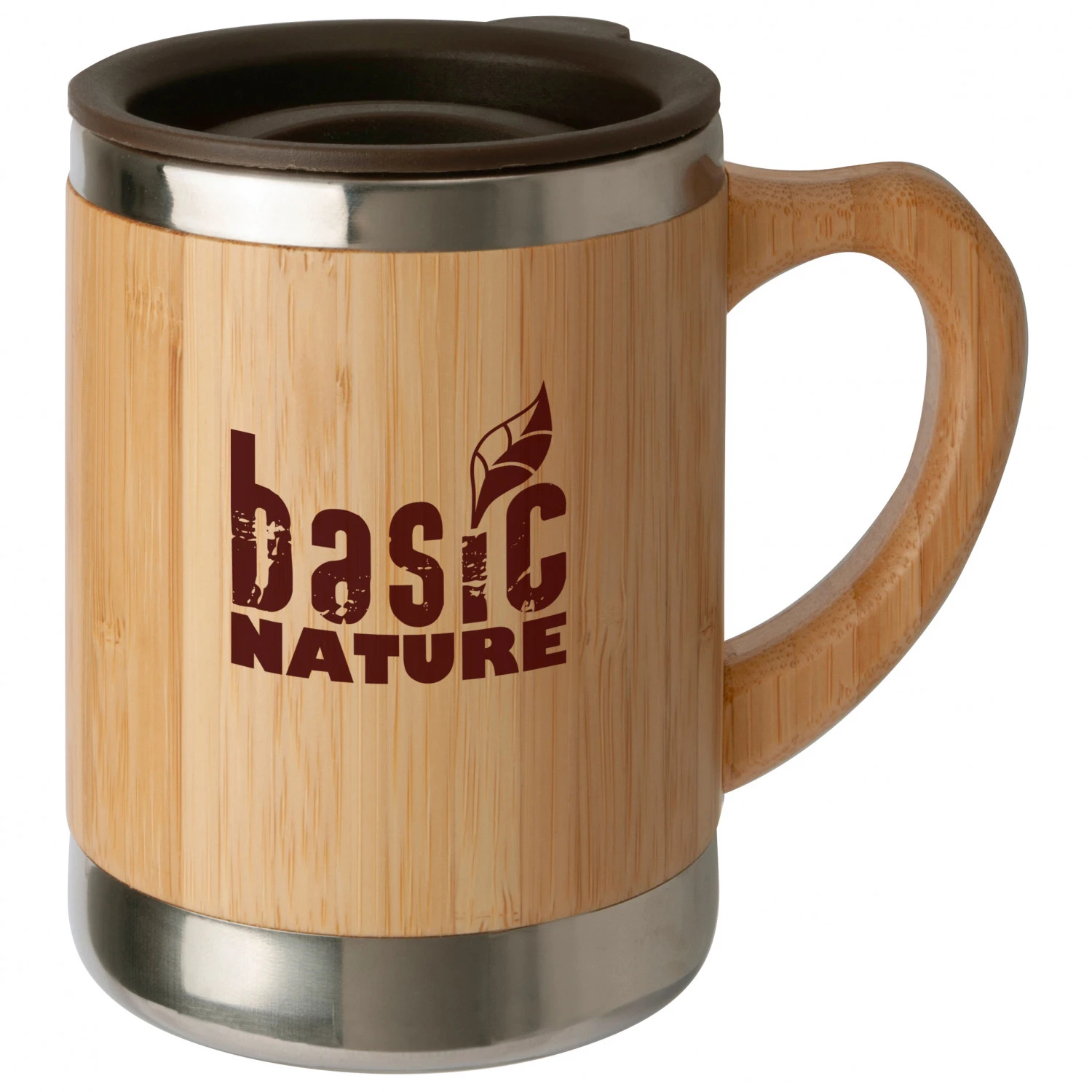 Basic Nature - Stainless Steel Mug - "Bamboo" - Cup 3 Basic Nature - Stainless Steel Mug - "Bamboo" - Cup