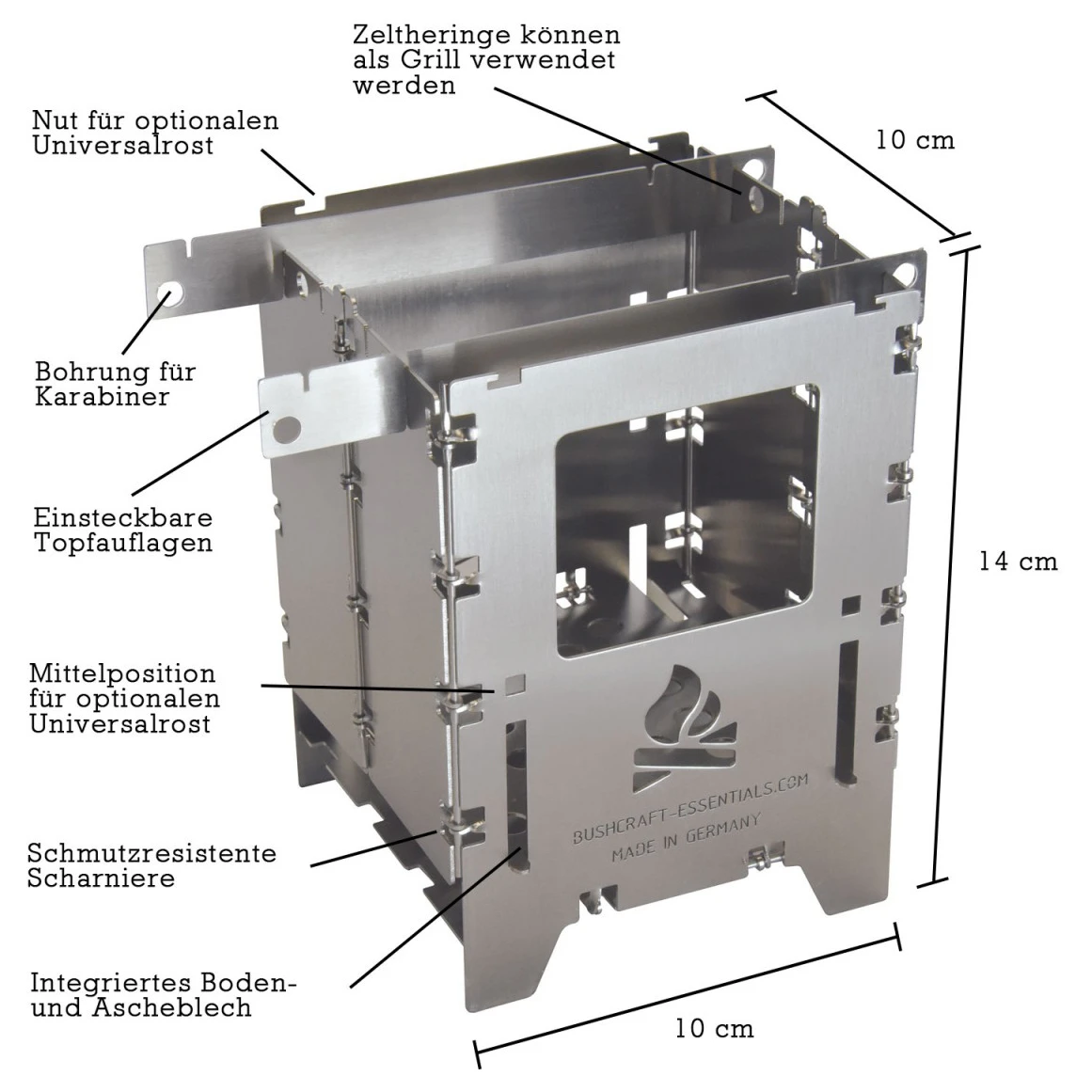 Bushcraft Essentials - Bushbox LF - Solid Fuel Stoves 4 Bushcraft Essentials - Bushbox LF - Solid Fuel Stoves - Image 2