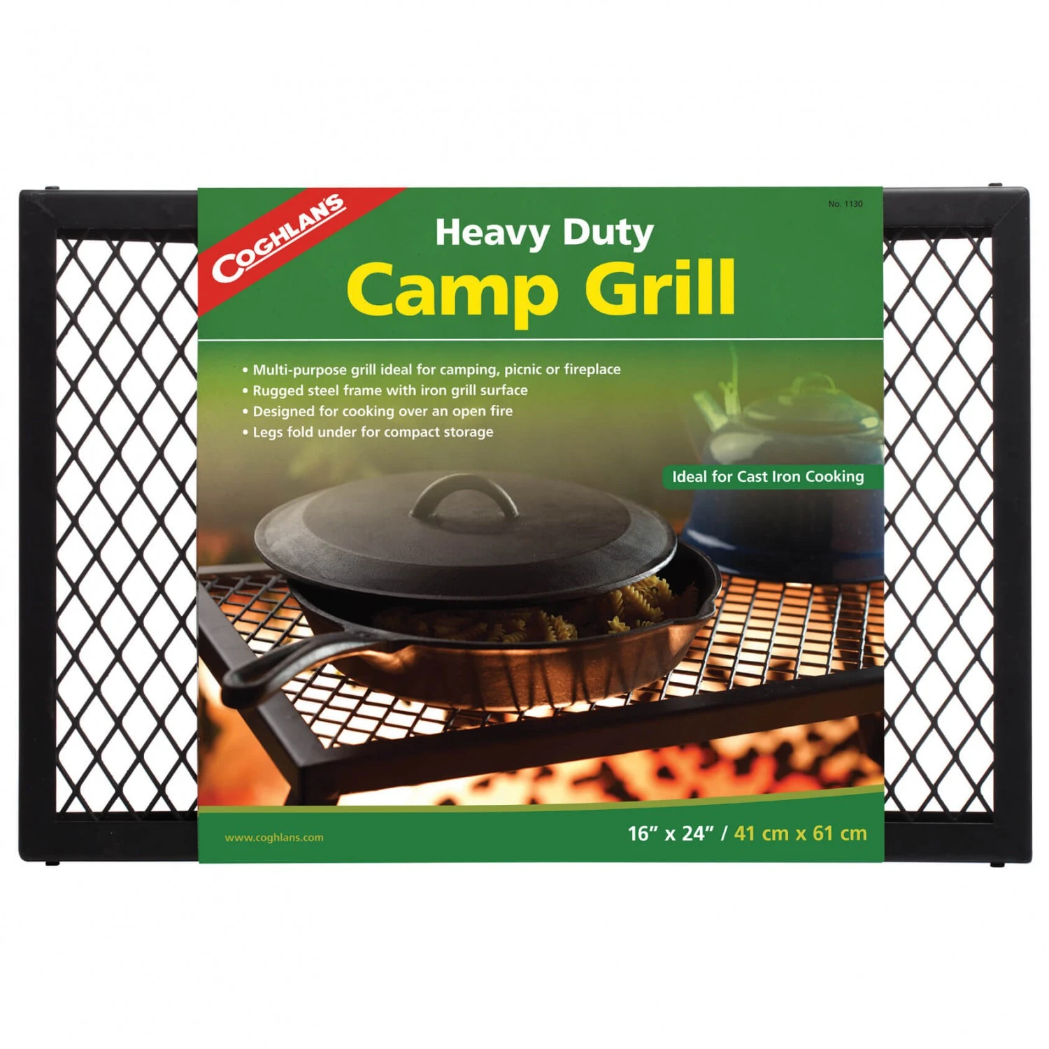 Coghlans - Heavy Duty Foldable Grill - Solid Fuel Stoves 4 Coghlans - Heavy Duty Foldable Grill - Solid Fuel Stoves - Image 2