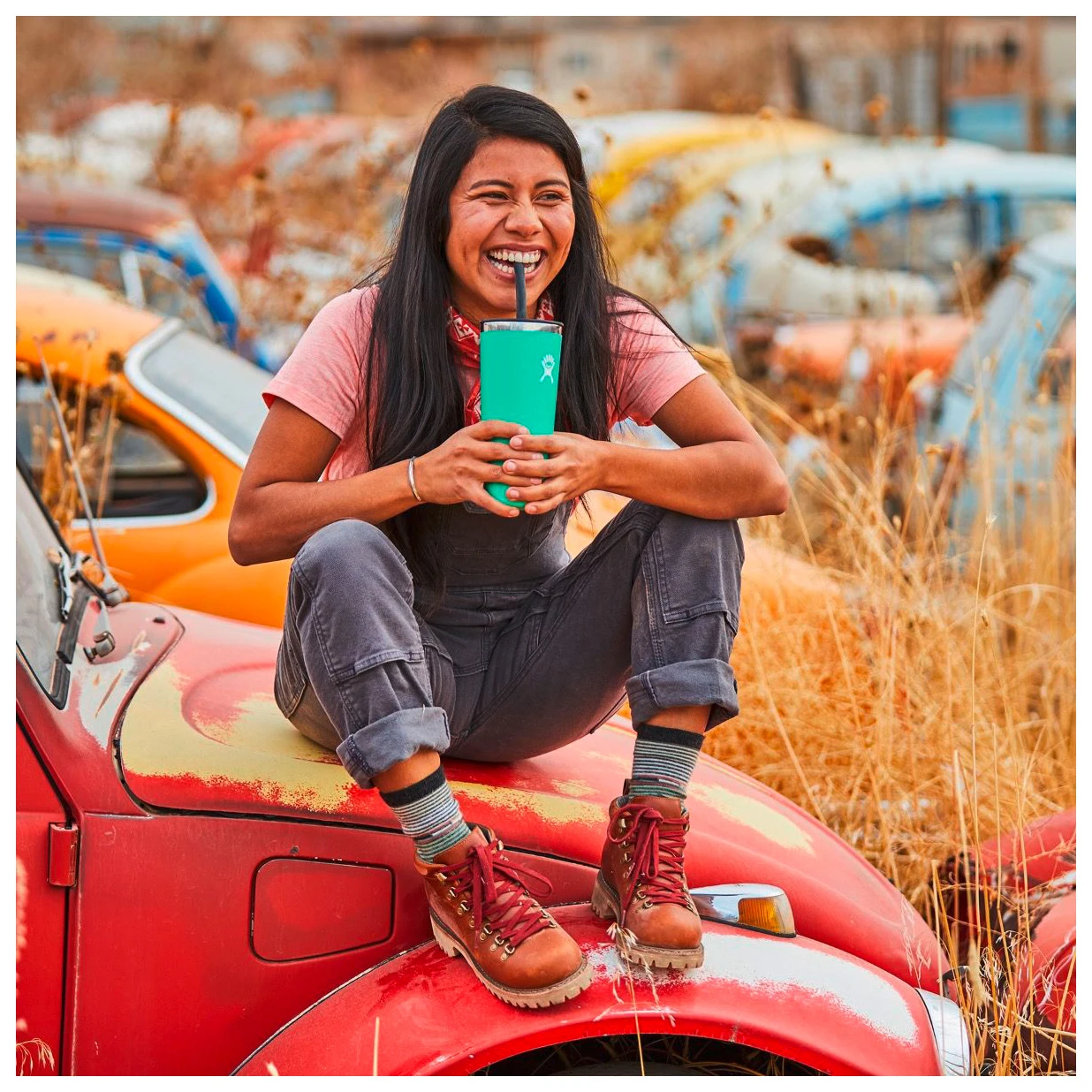 Hydro Flask - Medium Press-In Straw Lid - Straw 4 Hydro Flask - Medium Press-In Straw Lid - Straw - Image 2