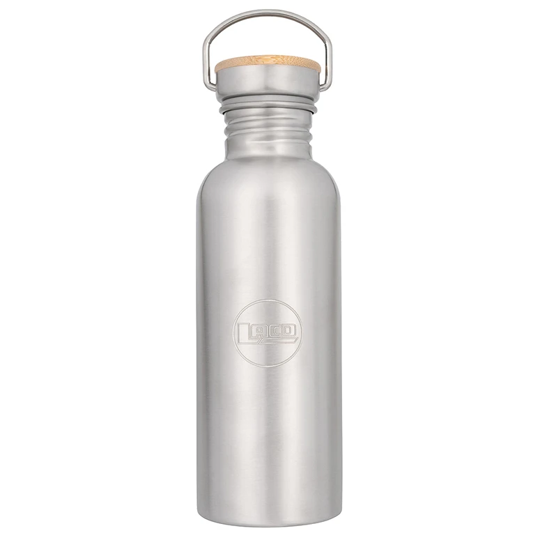 LACD - Steel Bottle Wood Closure - Water Bottle 5 LACD - Steel Bottle Wood Closure - Water Bottle - Image 3