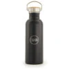 LACD - Steel Bottle Wood Closure - Water Bottle 1 LACD - Steel Bottle Wood Closure - Water Bottle -PRIM Camping Shop lacd steel bottle wood closure water bottle