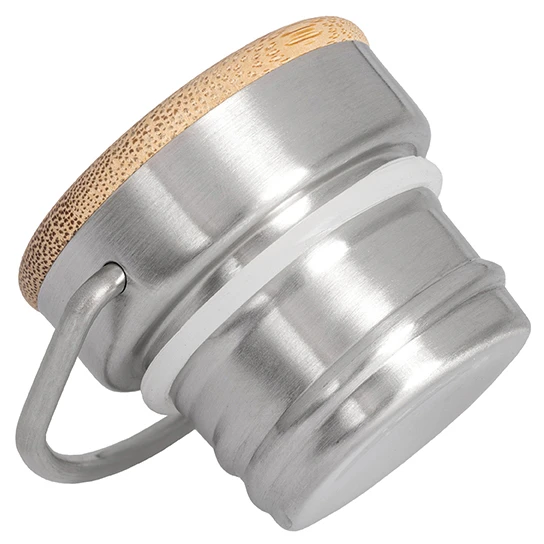 LACD - Steel Bottle Wood Closure - Water Bottle 4 LACD - Steel Bottle Wood Closure - Water Bottle - Image 2