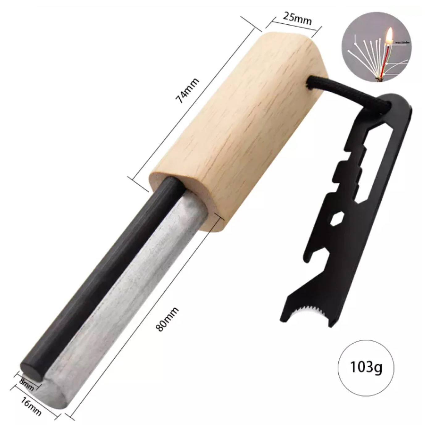 Origin Outdoors - Zündstahl Striker 2 In 1 7 Origin Outdoors - Zündstahl Striker 2 In 1 - Image 5