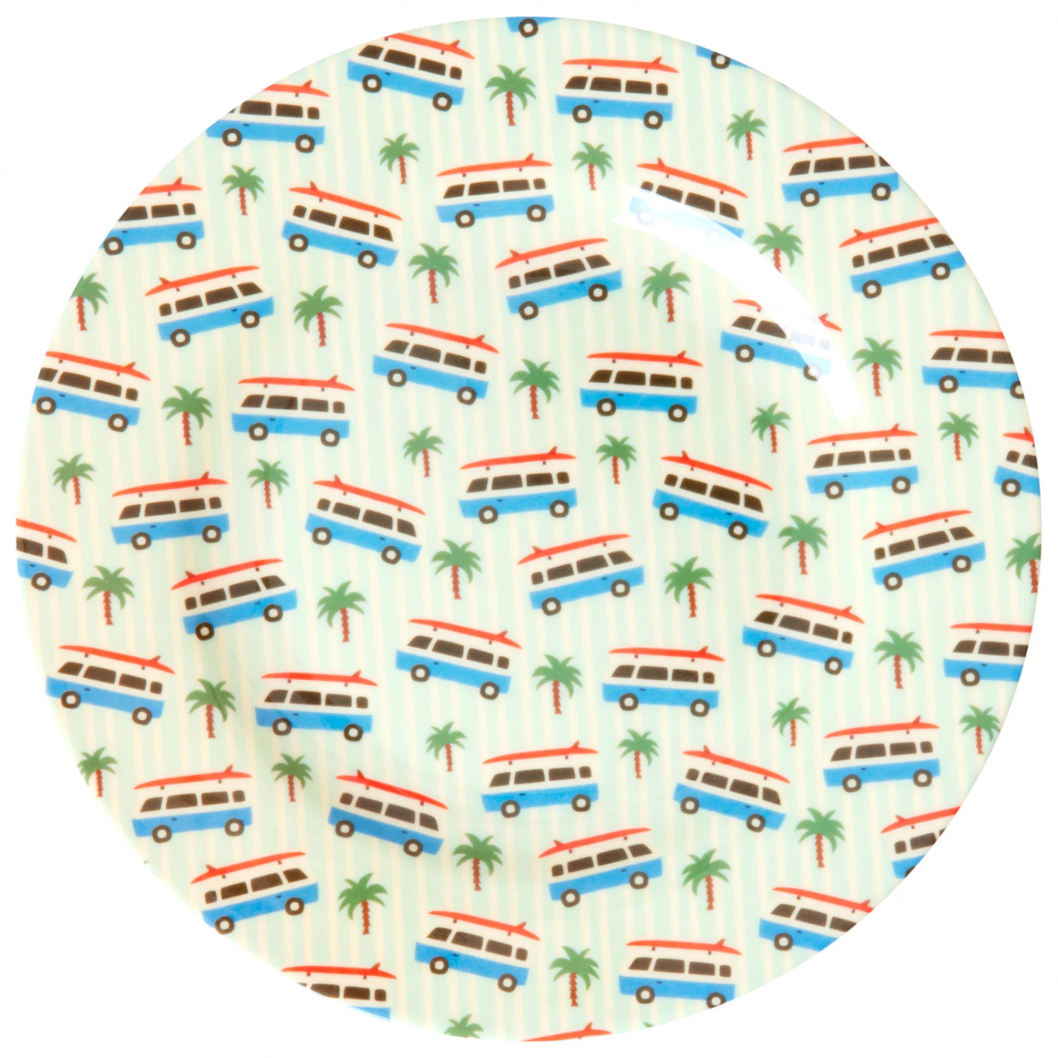 Rice - Melamine Kids Lunch Plate - Plate 3 Rice - Melamine Kids Lunch Plate - Plate