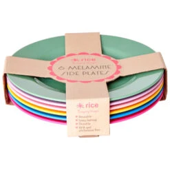 Rice - Melamine Round Side Plates Giftbox - Plate