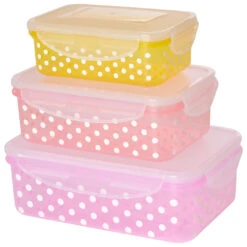 Rice - Plastic Rectangular Food Boxes - Food Storage