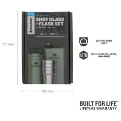 Stanley - Adventure Shot + Flask Gift Set 7 Stanley - Adventure Shot + Flask Gift Set -PRIM Camping Shop stanley adventure shot flask gift set detail 3