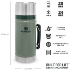 Stanley - Classic Food Container 0,94 L - Food Storage 11 Stanley - Classic Food Container 0,94 L - Food Storage -PRIM Camping Shop stanley classic food container 094 l food storage detail 4