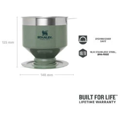 Stanley - Classic Perfect-Brew Pour Over - Coffee Filter 10 Stanley - Classic Perfect-Brew Pour Over - Coffee Filter -PRIM Camping Shop stanley classic perfect brew pour over coffee filter detail 4