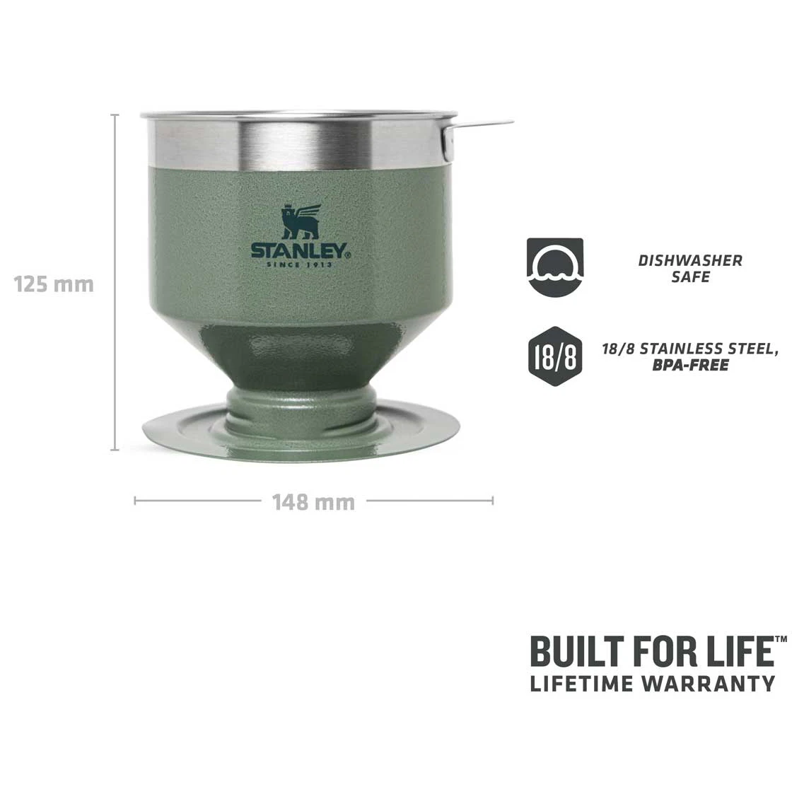 Stanley - Classic Perfect-Brew Pour Over - Coffee Filter 6 Stanley - Classic Perfect-Brew Pour Over - Coffee Filter - Image 4