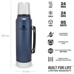 Stanley - Classic Vakuum-Flasche 1 L - Insulated Bottle 11 Stanley - Classic Vakuum-Flasche 1 L - Insulated Bottle -PRIM Camping Shop stanley classic vakuum flasche 1 l insulated bottle detail 4