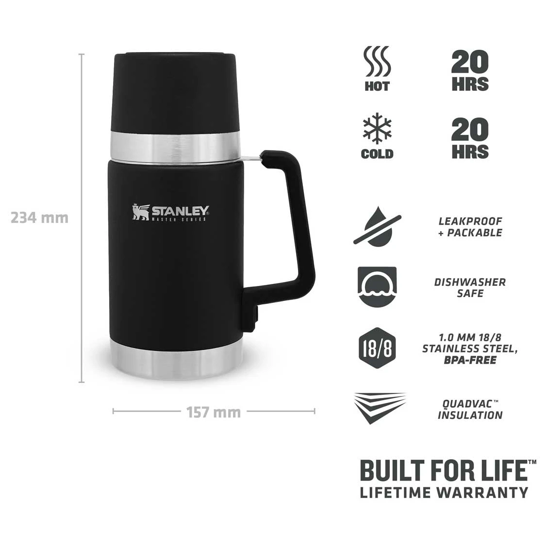 Stanley - Master Vacuum Food Jar - Food Storage 7 Stanley - Master Vacuum Food Jar - Food Storage - Image 5