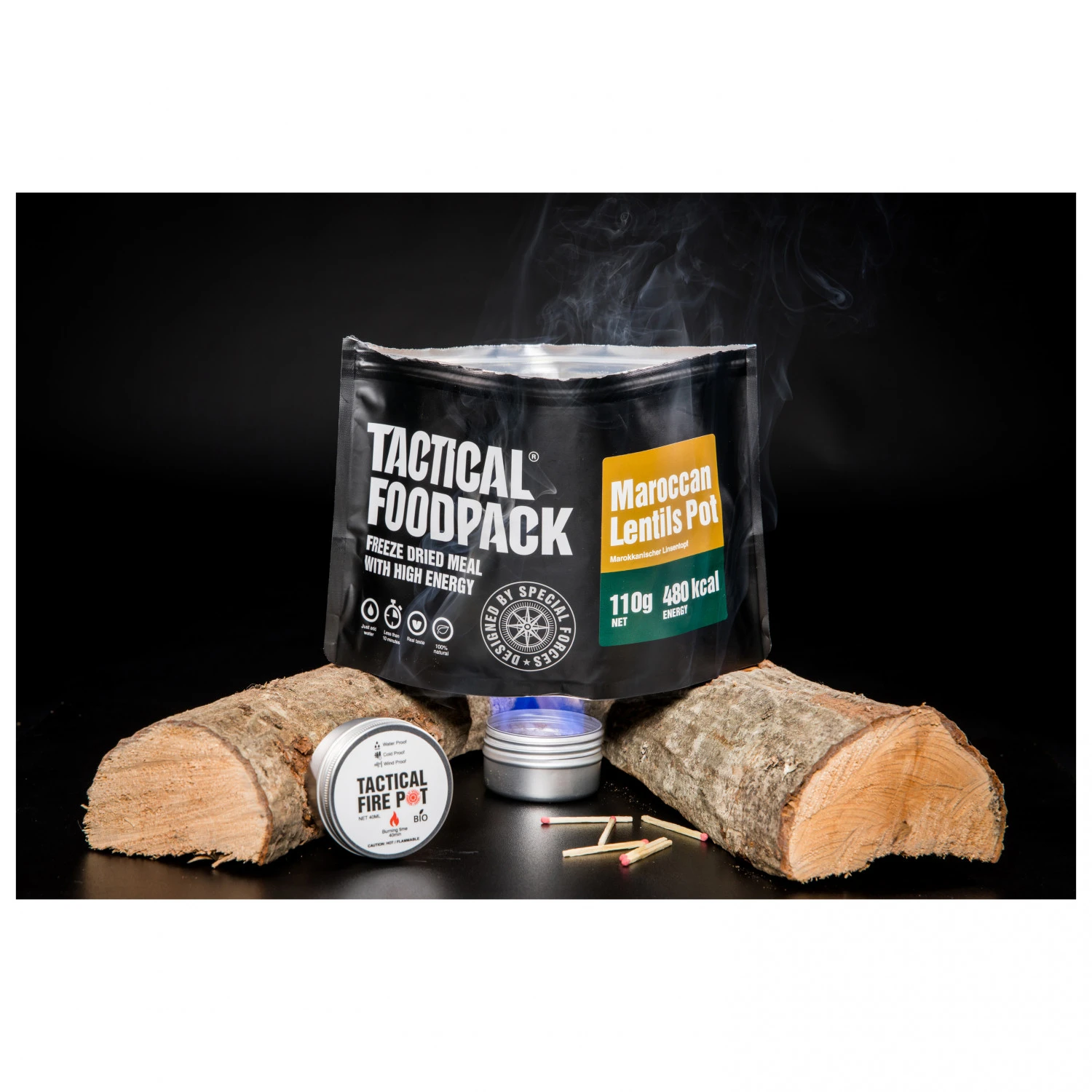 TACTICAL FOODPACK - Tactical Fire Pot - Solid Fuel Stoves 4 TACTICAL FOODPACK - Tactical Fire Pot - Solid Fuel Stoves - Image 2