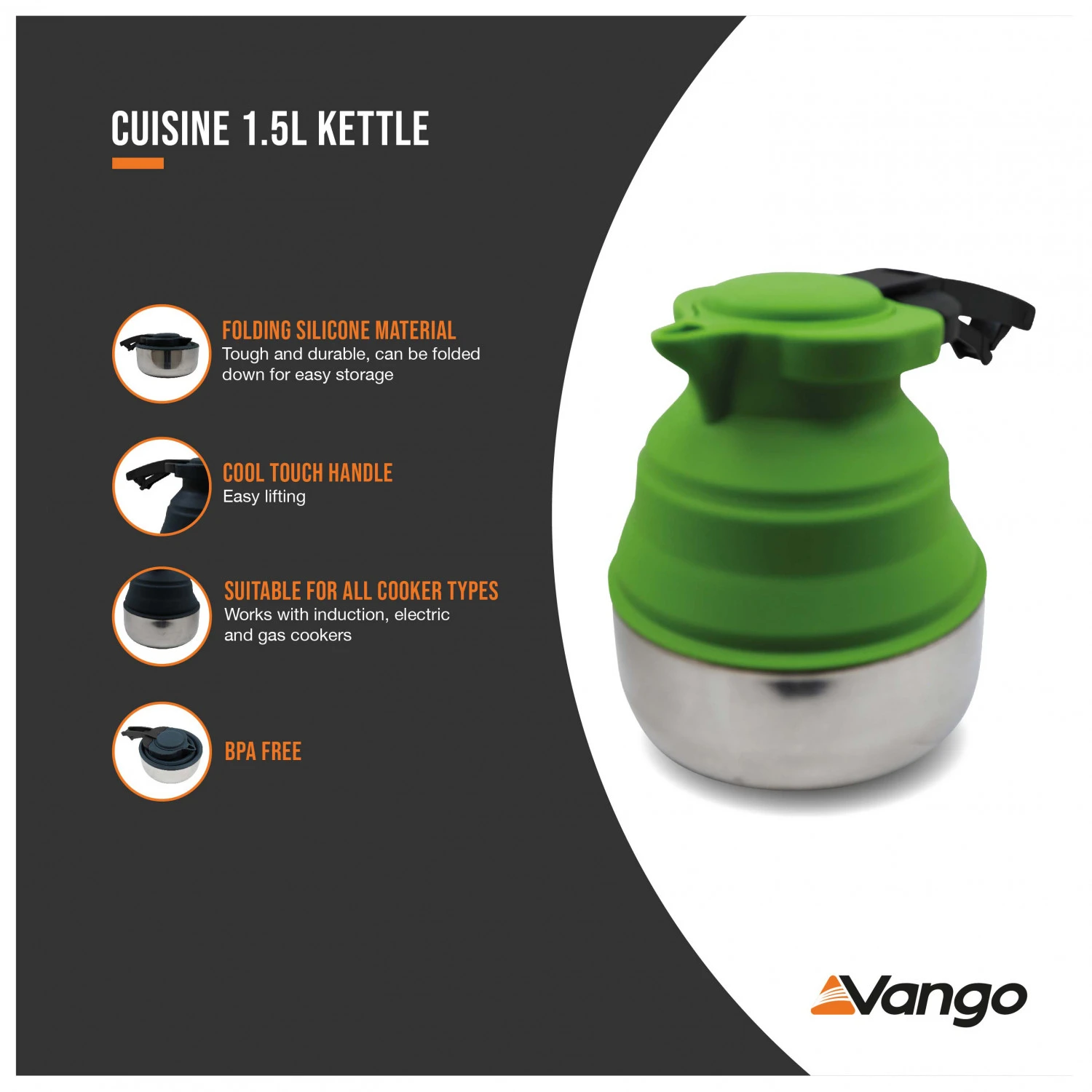 Vango - Cuisine Kettle - Pot 7 Vango - Cuisine Kettle - Pot - Image 5